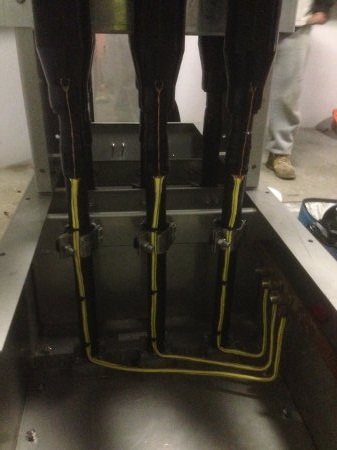 33kV Nexans Offshore Cable Terminations Into Ormazabal Panel 3